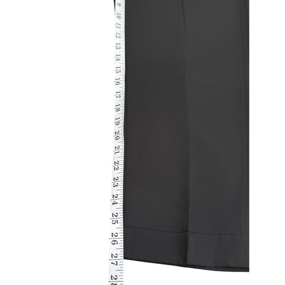 Vince Black Dress Pants Pleated-Front Elastic-Waist Womens Size M NEW - Picture 6 of 9